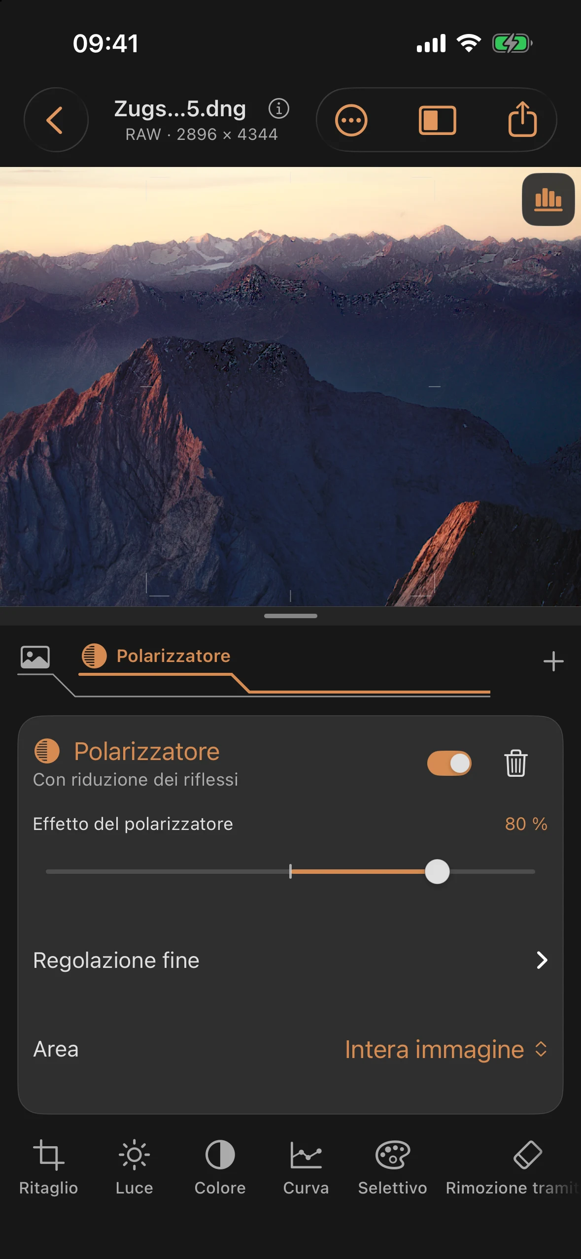 Riflessi: Ridurre i riflessi con il filtro polarizzatore