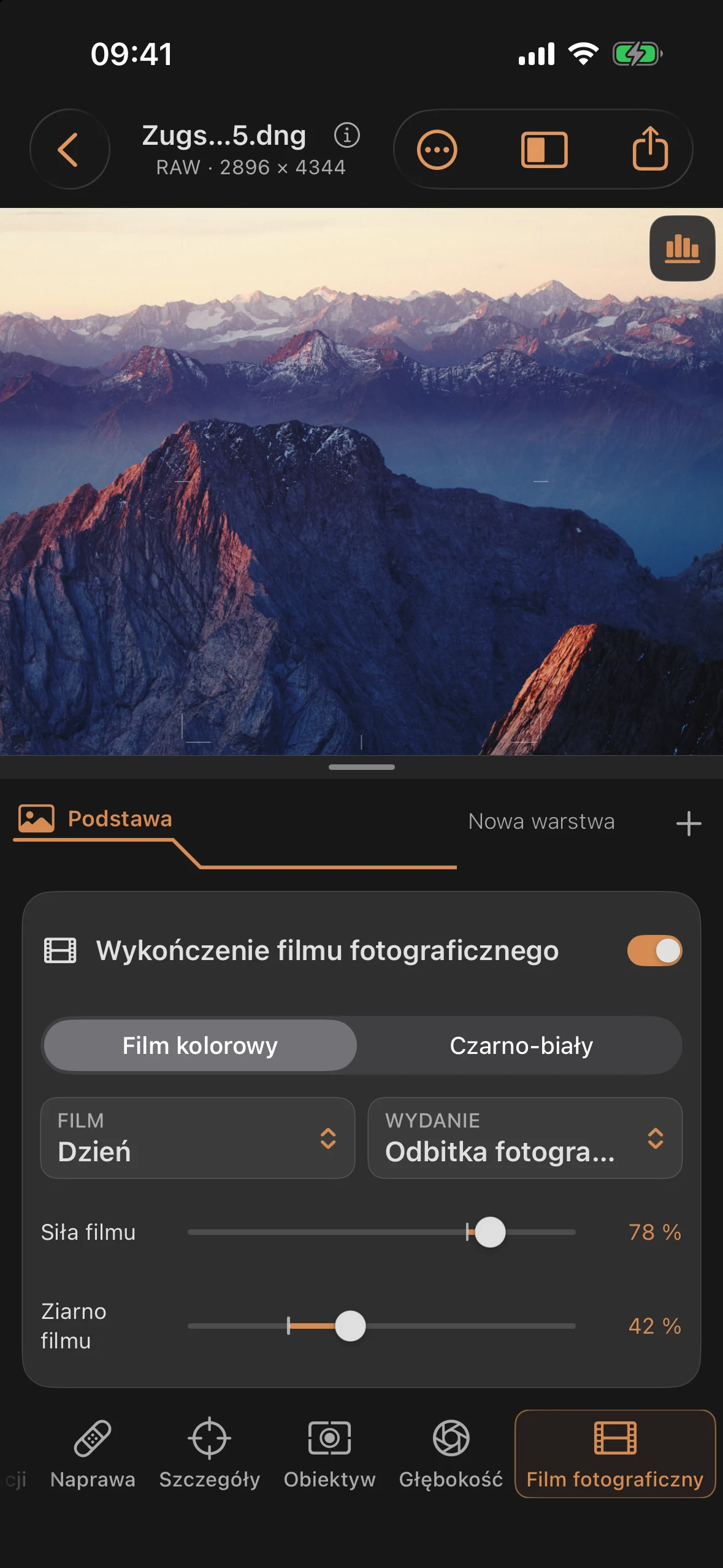 Film fotograficzny: Film kolorowy, czarno-biały i odbitka