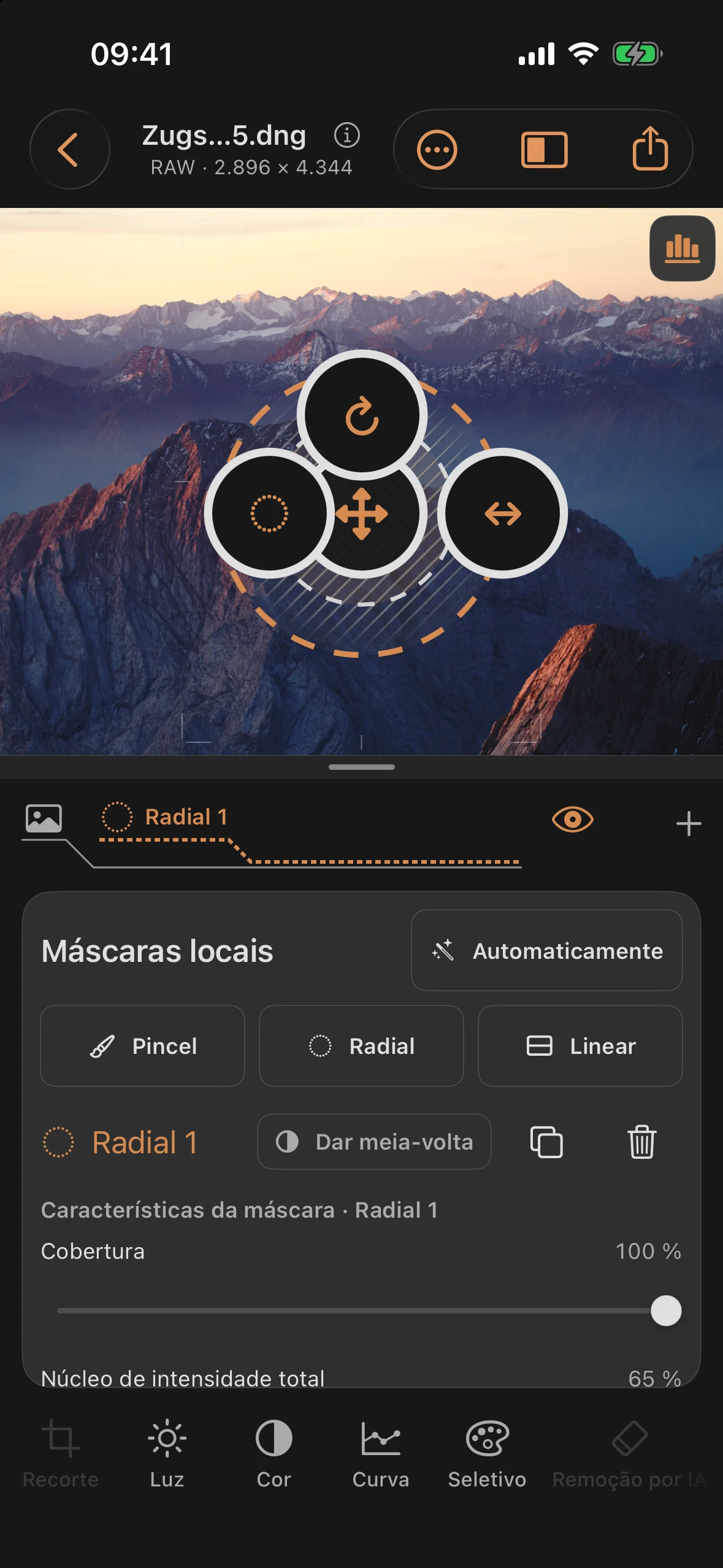 Máscaras: editar áreas específicas da imagem