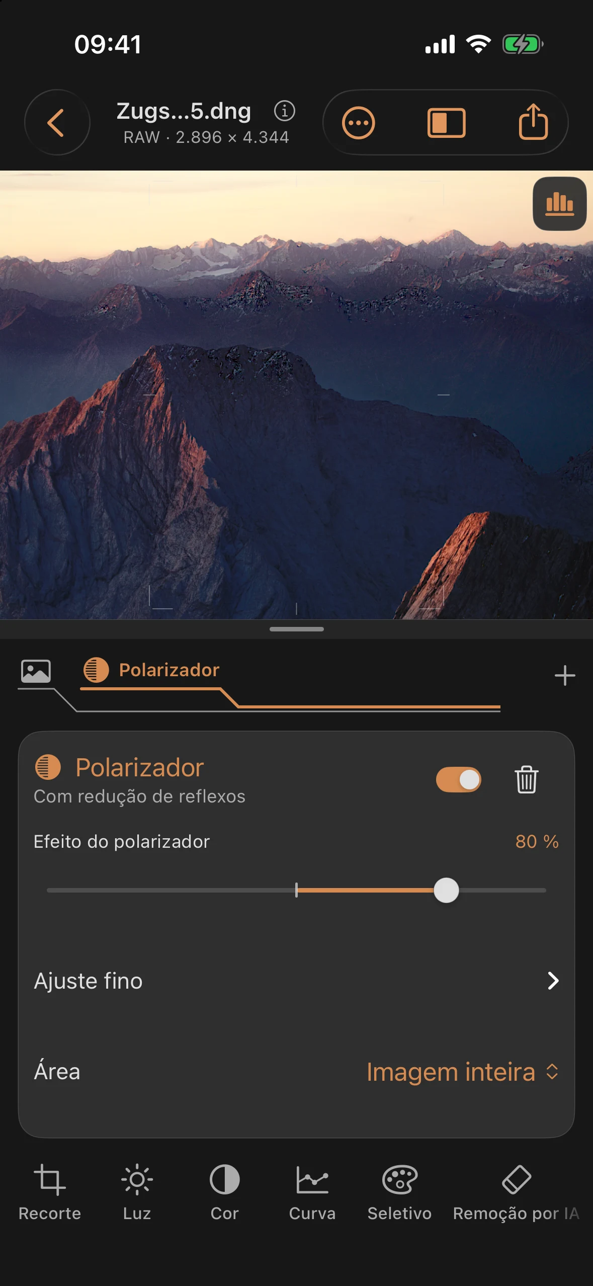 Reflexos: Reduzir reflexos com o filtro polarizador