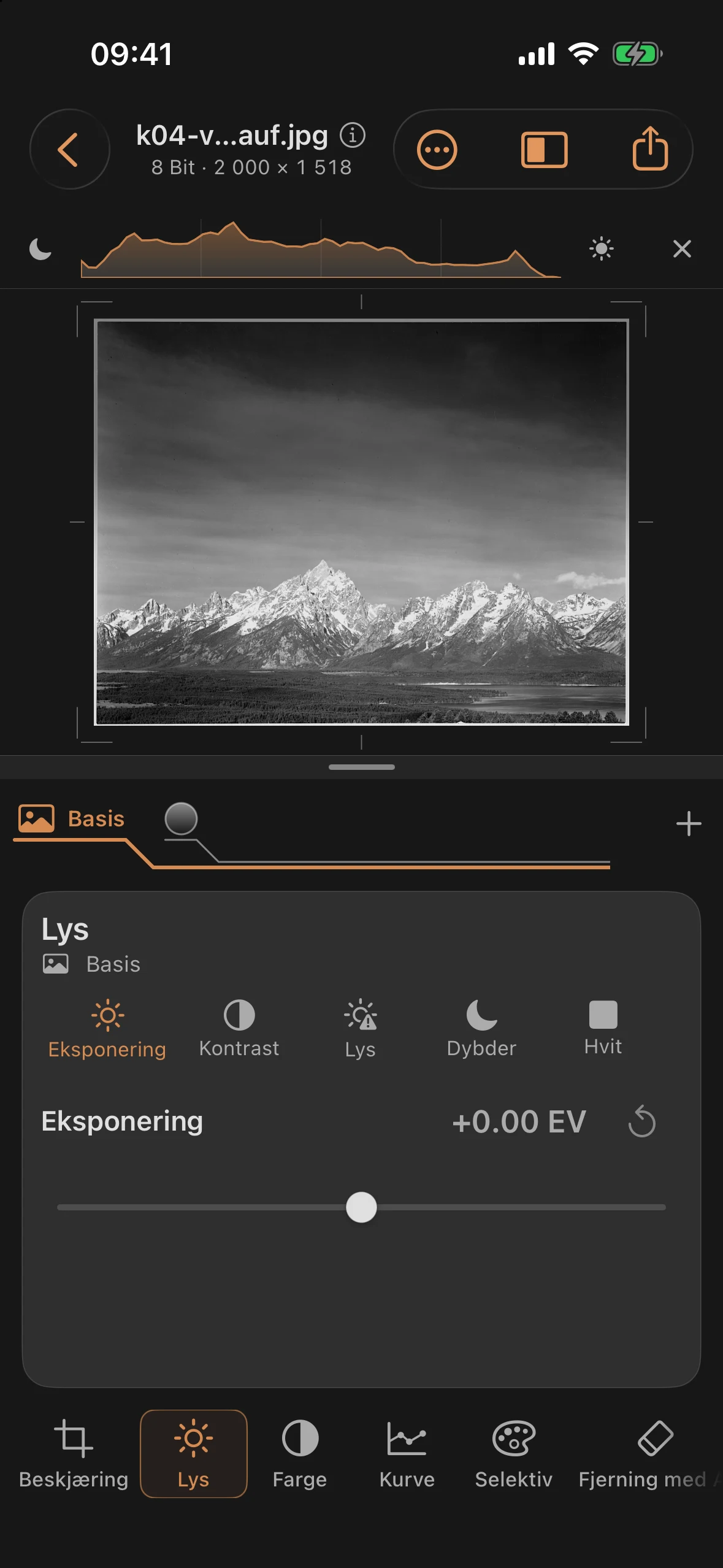 Ferdig Teton-panorama med tett himmel og detaljert forgrunn