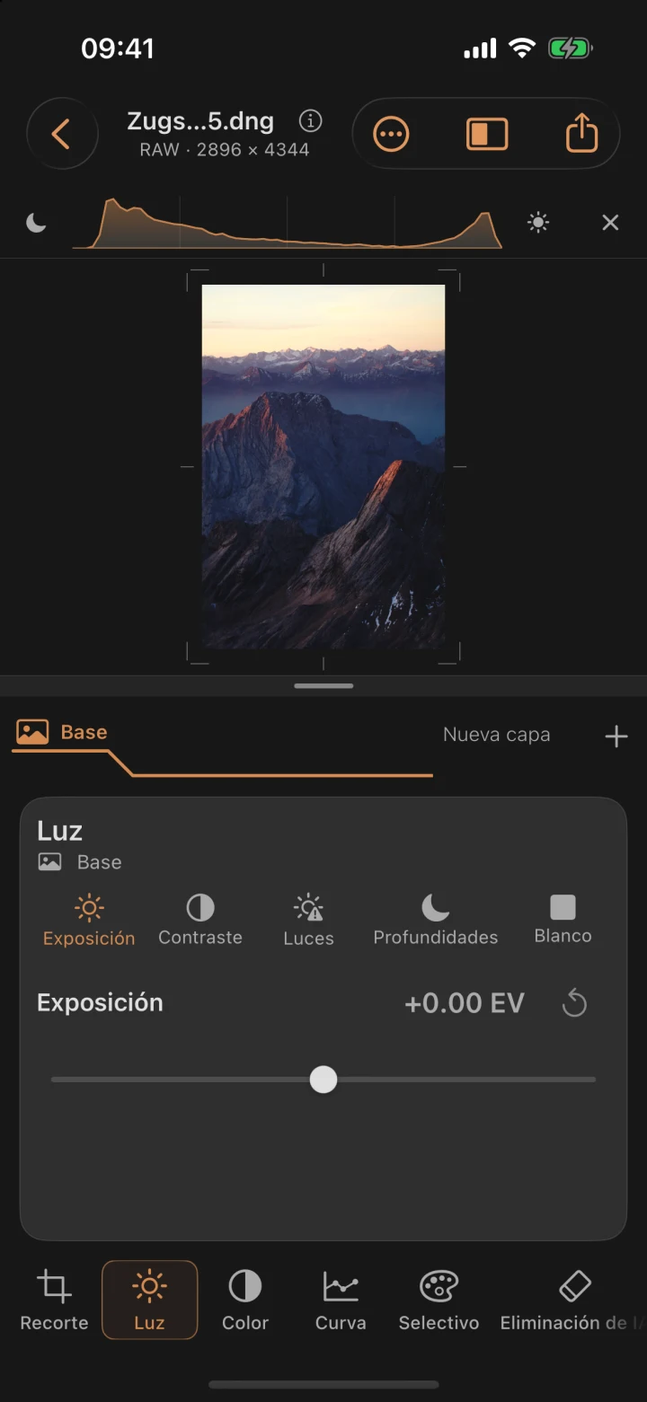 Versión inicial nítida en todo momento