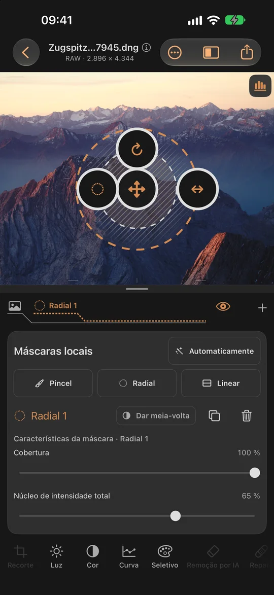 Editar de forma seletiva com máscaras · iPhone